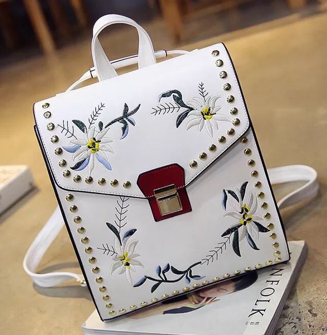 Rucsac dama alb Ana